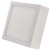 PLAM SQ 7,6W Stropní přisazené svítidlo, těleso kov, povrch bílá, difuzor plast opál, LED 7,6W, 680lm, neutrální 4000K, 230V, IP40, rozměry 120x120x40mm.