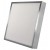PLAM SQ 12,5W CCT Stropní přisazené svítidlo, povrch broušený nikl, difuzor plast opál, LED 12,5W, 1100lm, přepín. CCT teplota teplá 3000K-neutrální 4000K, 230V, IP40, rozměry 170x170x42mm.