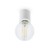 TEN Stropní svítidlo, základna hliník barva bílá, pro žárovku 1x20W, E27, 230V, IP20, rozměry: d=60mm, l=70mm