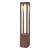 KARIMA F1 Sloupkové svítidlo, exteriérové, venkovní, těleso hliník, povrch hnědá rezavá LED 1x5W, teplá 2850-3050K, 200lm/cca jako 10W žár, 230V, IP54, 650x108x108mm, svítí dolů