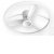ALBAVA 50W CCT Stropní ventilátor s osvětlením, základna kov, povrch bílá, difuzor plast opál, LED 50W, 3000lm, dálk. ovl. CCT teplá 2700K - denní 5000K, Ra80, 230V, IP20, tř.1, d=750mm, h=240mm