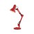 FAMOUS Stolní lampa, dvě ramena, těleso kov, plast, povrch červená, pro žárovku 1x40W, E27, A60, 230V, IP20, tř.1, rozměry l=420mm, h=620mm, vč vypínače