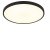 BINGO PL 15W Stropní přisazené LED svítidlo, těleso plast černá, dif plast opál, LED 15W, 1300lm, neutrální 4000K, 230V, IP20, rozměry d=230mm, h=35mm, svítí nahoru/dolů.