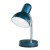 BASIC Stolní lampa, těleso kov, flexibilní rameno, husí krk, povrch modrá, pro žárovku 1x40W, E27, 230V, IP20, d=145mm, h=300mm, s vypínačem