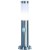 BOSTON Sloupkové svítidlo, PIR čidlo pohybu záběr 90°, dosah 8m, čas 10s-10min, těleso nerez, difuzor plast 1x60W, E27, 230V, IP44, tř.2, 450x127x76mm