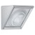 ARBIT SMALL DIAMOND PLAST IP54 Stropní svítidlo trojúhelníkové, těleso polykarbonát, barva černá, diamond optika široce svítící sklo, 1x75W, E27, 230V, IP54, 195x193x193mm