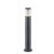TRONCO Sloupkové svítidlo, exteriérové, venkovní, těleso hliník, povrch černá antracit, difuzor sklo pyrex, žaluzie proti oslnění, pro žárovku 1x60W, E27, 230V, IP44, tř.1, rozměry d=155mm, h=405mm.