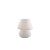 PRATO Stolní dekorativní lampa, těleso a difuzor foukané sklo bílé leptané, pro žárovku 1x60W E27, 230V, IP20, tř.2, rozměry d=165mm, v=185mm