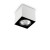 MOOD PL1 SQUARE Stropní, přisazené, bodové svítidlo, výklopné +-25°, těleso hliník, povrch vnější bílá, vnitřní černá, pro žárovku 1x50W, GU10, ES111, 230V, IP20, tř.2, rozměry 150x150x150mm