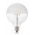 LAMPADINA LED žárovka, těleso kov šedostříbrná, vrchlík bílá mat, LED 8W, E27, teplá 3000K, 780lm, Ra80, 230V, tř.1, rozměry d=95mm, h=135mm.