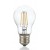 LAMPADINA LED žárovka, těleso kov šedostříbrná, krycí sklo čirá, LED 10W, E27, teplá 3000K, 1400lm, Ra80, 230V, tř.1, rozměry d=60mm, h=105mm.