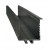 VISION Vestavný hliníkový profil, pro instalaci do sádrokartonových stropů LED pásků, povrch černá, rozměry 44x34mm, délky l=2.
