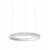 VLADAR HL 25W Závěsné svítidlo, základna kov, povrch bílá, difuzor plast s krystalovým efektem, LED 25W, 3300lm, teplá 3000K, 230V, IP20, tř.2, rozměry d=400mm, vč závěs lanka l=2180mm, lze zkrátit.