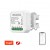 Spínací jednotka 1 kontakt, pro instalaci se zapojením nulového vodiče, ovládání telefonem smart systém Tuya, Zigbee 3.0, 1x10A, 1x2300W/250W, 230V, IP20, 46x46x18mm, do KU68