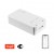 Spínací jednotka, 1 kontakt, Tuya, WiFi, 1x16A, 1x3680W, 230V, IP20, plast bílá, rozměry 75x41x19mm