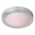 Stropní svítidlo kruhové, těleso kov, difuzor sklo opál, pro žárovku 1x20W, E27, 230V, do koupelny IP44, tř.2. rozměry 270x270x95mm