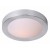Stropní svítidlo kruhové, těleso kov, difuzor sklo opál, pro žárovku 1x20W, E27, 230V, do koupelny IP44, tř.2. rozměry 350x350x100mm
