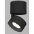 KLIP ON LED 11W Stropní přisazené bodové svítidlo, nastavitelný směr svícení, těleso hliník, povrch černá/černá, LED 1x11W, 770lm, teplá 3000K, Ra80, 230V, IP20, rozměry d=77mm, výška: 98,5mm