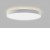 TOMAN 32+8W CCT Stropní svítidlo, hliník, bílá, dif plast opál, LED 32W+8W, 3000lm, nast teplota CCT  teplá 3000K- neutrální 4000K, Ra90, 230V, IP20, rozměry d=400mm, h=85mm, svítí nahoru/dolů