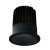 SPLASH LED 7W IP54 Stropní, vestavné, komínkové, venkovní bodové svítidlo, těleso hliník, povrch černá, LED 7W, 525lm, teplá 3000K, Ra80, 230V, do koupelny IP54, tř.1, rozměry d=76mm, h=82mm