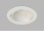 VARMO II 8W, CCT, TRIAC Stropní podhledové bodové svítidlo, výklopné +-30°, těleso plast bílá, LED 8W, 880lm, CCT nast. teplota teplá 3000K-neutr 4000K, Ra90, stmív. TRIAC, 230V, IP54, rozměry d=106mm, h=84mm.