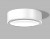 STRZEGOM LED 6W, IP65 Stropní přisazené svítidlo, těleso hliník, povrch bílá, LED 6W, 420lm, teplá 3000K, vyzařovací úhel 160°, Ra80, 230V, IP65, rozměry d=107mm, h=36mm
