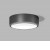 STRZEGOM LED 6W, IP65 Stropní přisazené svítidlo, těleso hliník, povrch černá-antracit, LED 6W, 420lm, teplá 3000K, vyzařovací úhel 160°, Ra80, 230V, IP65, rozměry d=107mm, h=36mm
