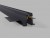 KASEL track RECESSED 48V DALI Podhledová, bezrámečková lišta pro magnetický systém, materiál hliník, povrch černá, stmívání DALI, 48V, rozměry 57x53mm, l=2000mm.