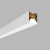 KELONO 18-24W CCT Stropní přisazené lineární svítidlo, hliník, bílá, dif plast opál, LED 18-24W, 2520-3360lm, přepín CCT teplá 3000K-neutrální 4000K, Ra90, 230V, IP20, rozměry 85x65mm, l=900mm.