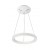 LANEA SU 30W CCT Závěsné svítidlo, hliník, povrch bílá, difuzor plast opál, LED 30W, přepín. CCT teplá 3000K-neutrální 4000K, stmív TRIAC, Ra80, 230V, IP20, rozměry d=380mm, vč závěs lanka l=1800mm, lze zkrátit