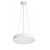 LAVO SU 45W CCT Závěsné svítidlo, hliník, bílá, difuzor plast opál, LED 45W, přepín. CCT teplá 3000K-neutrální 4000K, stmív TRIAC, Ra80, 230V, IP20, rozměry d=400mm, vč závěs lanka až l=3000mm, svítí nahoru/dolů