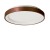 LANEA PL 30W CCT Stropní svítidlo, těleso hliník, povrch kávová, difuzor plast opál, LED 30W, přepín CCT teplá 3000K-neutrální 4000K, stmívatelné TRIAC, d=380mm, h=60mm, svítí nahoru/dolů