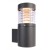 ORTIS LED Nástěnné venkovní svítidlo, základna hliník, povrch tmavě šedá, kryt sklo čiré s vnitřní kovovou mřížkou, LED 15W, teplá 3000K, 510lm, Ra80, 230V, IP54, tř.1, rozměry d=120mm, h=260mm