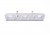 CETI 5 REFLEKTOR Mřížka bodového svítidla, materiál plast, povrch stříbrná mat, rozměry 123x22x30mm