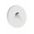 ALWAID Dekorativní kryt pro vestavné svítidlo do stěny, kruhové, materiál hliník, povrch bílá, detail trojúhelníkový výřez, rozměry d=85mm.