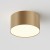 GLORYST 12W Stropní nebo závěsné svítidlo, těleso kov, povrch zlatá mat, difuzor plast opál, LED 12W, 600lm, teplá 3000K, Ra90, 230V, IP20, tř.2, rozměry d=120mm, h=60mm.