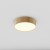 GLORYST 24W Stropní nebo závěsné svítidlo, těleso kov, povrch zlatá mat, difuzor plast opál, LED 24W, 1420lm, teplá 3000K, Ra90, 230V, IP20, tř.2, rozměry d=220mm, h=60mm.