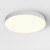 GLORYST 90W Stropní nebo závěsné svítidlo, těleso kov, povrch bílá, difuzor plast opál, LED 90W, 7410lm, teplá 3000K, Ra90, 230V, IP20, tř.2, rozměry d=600mm, h=60mm.
