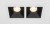HABEO BI RC 2x10W Stropní podhledové bodové svítidlo, těleso kov, rámeček bílá, reflektor černá, LED 2x10W, teplá 3000K, 900lm, stmív. TRIAC, vyzař. úhel 36°, Ra90, 230V, IP20, tř.2, rozměry 126x52x65mm.