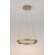 IBI HL 37W Závěsné svítidlo, těleso hliník, povrch mosaz, difuzor plast opál, LED 37W, 2200lm, neutrální 4000K, Ra80, 230V, IP20, tř. 1, rozměry d=600mm, vč závěs lanka l=1200mm, lze zkrátit.