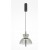 ASIE II HL 11W Závěsné svítidlo, těleso kov, povrch černá, stínítko sklo šedé, LED 11W, 250lm, teplá 3000K, Ra80, 230V, IP20, tř.1, rozměry d=250mm, h=303mm, vč závěs kabelu l=2480mm, lze zkrátit.