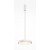 MAREC HL 19W Závěsné svítidlo, těleso kov, povrch bílá, difuzor plast opál, LED 19W, 1000lm, teplá 3000K, Ra80, 230V, IP20, tř.1, rozměry d=300mm, h=200mm, vč. závěs kabelu l=3350mm, lze zkrátit.