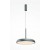 MAREC HL 26W Závěsné svítidlo, těleso kov, povrch šedá, difuzor plast opál, LED 26W, 1400lm, teplá 3000K, Ra80, 230V, IP20, tř.1, rozměry d=400mm, h=320mm, vč. závěs kabelu l=3470mm, lze zkrátit.