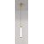 KAZI HL 10W Závěsné svítidlo, těleso hliník, povrch zlatá mat, difuzor plast opál, LED 10W, 1000lm, teplá 3000K, Ra80, 230V, IP20, tř.1, rozměry d=30mm, vč závěs kabelu l=2130mm, lze zkrátit.