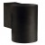 TIN MAXI Nástěnné venkovní svítidlo, základna kov černá, krycí sklo čiré, pro žárovku 1x35W, GU10 ES50, 230V, IP54, tř.1, rozměry 125x120mm, svítí dolů