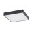 GAD 4X15W, GX53, IP20 Stropní přisazené svítidlo, čtverec, těleso kov, povrch černá, difuzor plast opál, pro LED 4x15W, GX53, 230V, IP20, tř.1, rozměry 300x300mm