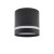 KERES 1x12W, GX53, IP20 Stropní přisazené svítidlo, těleso hliník, povrch černá, difuzor plast opál, pro LED 1x12W, GX53, 230V, IP20, tř.1, rozměry d=85mm, h=83mm