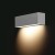HERTA NXS Nástěnné svítidlo, těleso kov, povrch šedostříbrná, pro žárovku 1x40W, E14, 230V, IP20, tř.1, rozměry 50x70x260mm, svítí dolů
