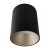 JOLIONO V1 Stropní bodové svítidlo, těleso kov, povrch černá, reflektor plast stříbrná, pro žárovku 1x10W, GU10, 230V, IP20, tř.1, rozměry d=89mm, h=115mm