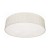 GELIO V3 Stropní svítidlo, základna kov, povrch šedostříbrná, stínítko textil bílá, difuzor plast opál, pro žárovku 3x25W, E27, 230V, IP20, tř.1, rozměry d=500mm, h=130mm